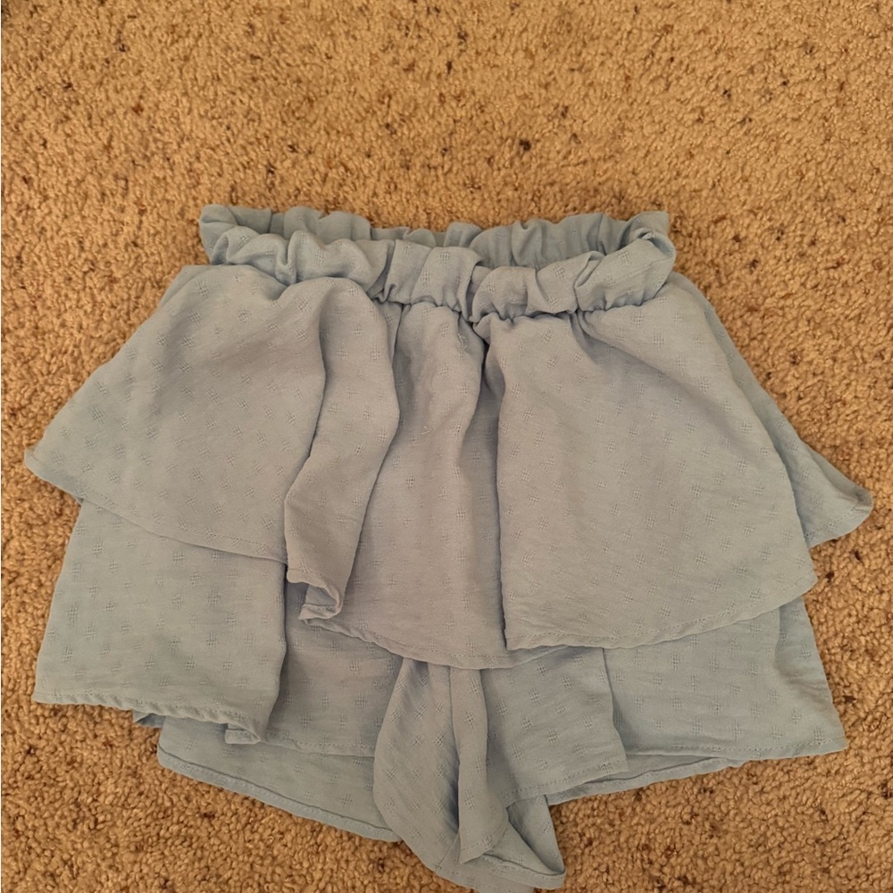 Altar'd State Sky Blue Layered Skort